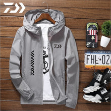 Load image into Gallery viewer, Daiwa Jacket Men Fishing Shirt Solid Thin Uv Protection Clothes Fishing Clothing Summer Breathable Quick Dry Soft Shell Outdoor