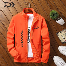 Load image into Gallery viewer, Daiwa Jacket Men Fishing Shirt Solid Thin Uv Protection Clothes Fishing Clothing Summer Breathable Quick Dry Soft Shell Outdoor