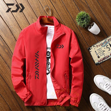 Load image into Gallery viewer, Daiwa Jacket Men Fishing Shirt Solid Thin Uv Protection Clothes Fishing Clothing Summer Breathable Quick Dry Soft Shell Outdoor