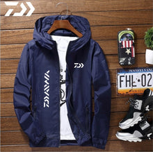 Load image into Gallery viewer, Daiwa Jacket Men Fishing Shirt Solid Thin Uv Protection Clothes Fishing Clothing Summer Breathable Quick Dry Soft Shell Outdoor