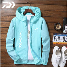 Load image into Gallery viewer, Daiwa Jacket Men Fishing Shirt Solid Thin Uv Protection Clothes Fishing Clothing Summer Breathable Quick Dry Soft Shell Outdoor