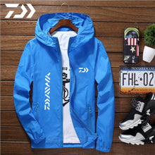 Load image into Gallery viewer, Daiwa Jacket Men Fishing Shirt Solid Thin Uv Protection Clothes Fishing Clothing Summer Breathable Quick Dry Soft Shell Outdoor
