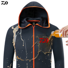 Load image into Gallery viewer, Daiwa chemise respirant vêtements de pêche hommes imperméable chemises de pêche à manches longues veste de pêche séchage rapide vêtements de pêche