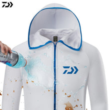 Load image into Gallery viewer, Daiwa chemise respirant vêtements de pêche hommes imperméable chemises de pêche à manches longues veste de pêche séchage rapide vêtements de pêche