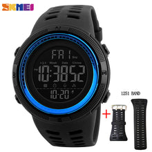 Load image into Gallery viewer, SKMEI Fashion Outdoor Sport Watch Men Multifunction Watches Alarm Clock Chrono 5Bar Waterproof Digital Watch reloj hombre 1251
