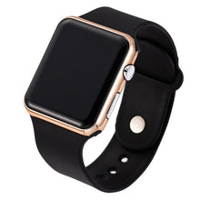 Load image into Gallery viewer, 2019 nouveau Sport décontracté montres hommes femmes Led Silicone montre rose belle numérique enfants Sport montre-bracelet horloge bayan kol saati