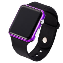 Load image into Gallery viewer, 2019 nouveau Sport décontracté montres hommes femmes Led Silicone montre rose belle numérique enfants Sport montre-bracelet horloge bayan kol saati