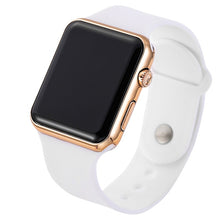 Load image into Gallery viewer, 2019 nouveau Sport décontracté montres hommes femmes Led Silicone montre rose belle numérique enfants Sport montre-bracelet horloge bayan kol saati