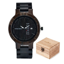 Load image into Gallery viewer, reloj hombre BOBO BIRD Antique Watch Men Top Luxury Brand Date Week Handmade Watches for Man relogio masculino Dropshipping OEM
