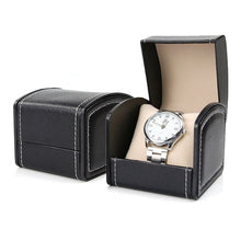 Load image into Gallery viewer, Large 6/10/12 Grids PU Leather Watch Box Storage Professional Holder Organizer for Watches Jewelry Boxes Case Display Black