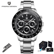 Load image into Gallery viewer, New PAGANI DESIGN Brand men's automatic watches date wristwatch man business quartz watch men sports steel waterproof watch 2020