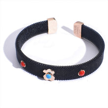 Load image into Gallery viewer, NEW TOUSES bear Jewelry Fashion Hot pendientes Alloy Letter Bracelet Chain Charm Bracelet Female Personality joyas anillo