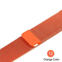 Load image into Gallery viewer, Milanese Loop For Apple Watch band strap 42mm 38mm for iwatch 5/4/3/2/1 44mm 40mm Stainless Steel Link Bracelet wrist watchband