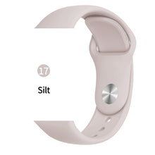 Load image into Gallery viewer, Silicone strap For Apple Watch band 38mm 42mm iwatch 5 Band 44mm 40mm Sport bracelet Rubber watchband for  iwatch 4 3 2 1
