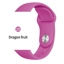 Load image into Gallery viewer, Silicone strap For Apple Watch band 38mm 42mm iwatch 5 Band 44mm 40mm Sport bracelet Rubber watchband for  iwatch 4 3 2 1
