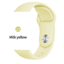 Load image into Gallery viewer, Silicone strap For Apple Watch band 38mm 42mm iwatch 5 Band 44mm 40mm Sport bracelet Rubber watchband for  iwatch 4 3 2 1