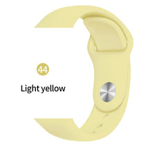 Load image into Gallery viewer, Silicone strap For Apple Watch band 38mm 42mm iwatch 5 Band 44mm 40mm Sport bracelet Rubber watchband for  iwatch 4 3 2 1