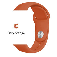 Load image into Gallery viewer, Silicone strap For Apple Watch band 38mm 42mm iwatch 5 Band 44mm 40mm Sport bracelet Rubber watchband for  iwatch 4 3 2 1