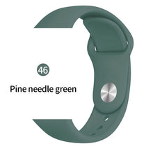 Load image into Gallery viewer, Silicone strap For Apple Watch band 38mm 42mm iwatch 5 Band 44mm 40mm Sport bracelet Rubber watchband for  iwatch 4 3 2 1
