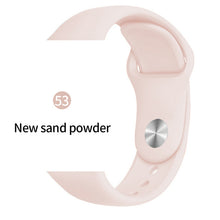 Load image into Gallery viewer, Silicone strap For Apple Watch band 38mm 42mm iwatch 5 Band 44mm 40mm Sport bracelet Rubber watchband for  iwatch 4 3 2 1