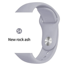 Load image into Gallery viewer, Silicone strap For Apple Watch band 38mm 42mm iwatch 5 Band 44mm 40mm Sport bracelet Rubber watchband for  iwatch 4 3 2 1