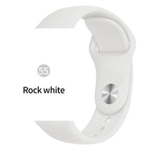 Load image into Gallery viewer, Silicone strap For Apple Watch band 38mm 42mm iwatch 5 Band 44mm 40mm Sport bracelet Rubber watchband for  iwatch 4 3 2 1