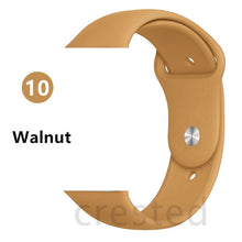 Load image into Gallery viewer, Silicone strap For Apple Watch band 44 mm/40mm iwatch Band 38mm 42mm Sport bracelet Rubber watchband for apple watch 5 4 3 2 1