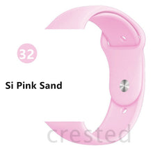 Load image into Gallery viewer, Silicone strap For Apple Watch band 44 mm/40mm iwatch Band 38mm 42mm Sport bracelet Rubber watchband for apple watch 5 4 3 2 1