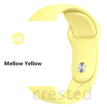 Load image into Gallery viewer, Silicone strap For Apple Watch band 44 mm/40mm iwatch Band 38mm 42mm Sport bracelet Rubber watchband for apple watch 5 4 3 2 1