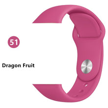 Load image into Gallery viewer, Silicone strap For Apple Watch band 44 mm/40mm iwatch Band 38mm 42mm Sport bracelet Rubber watchband for apple watch 5 4 3 2 1