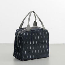 Load image into Gallery viewer, Fiambrera enfriador de patrón funcional, bolsa de almuerzo portátil de lona aislada, bolsas térmicas de Picnic para alimentos, bolsos para la comida para mujer, niños