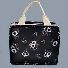 Load image into Gallery viewer, Fiambrera enfriador de patrón funcional, bolsa de almuerzo portátil de lona aislada, bolsas térmicas de Picnic para alimentos, bolsos para la comida para mujer, niños