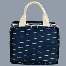 Load image into Gallery viewer, Fiambrera enfriador de patrón funcional, bolsa de almuerzo portátil de lona aislada, bolsas térmicas de Picnic para alimentos, bolsos para la comida para mujer, niños