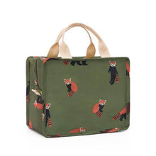 Load image into Gallery viewer, Fiambrera enfriador de patrón funcional, bolsa de almuerzo portátil de lona aislada, bolsas térmicas de Picnic para alimentos, bolsos para la comida para mujer, niños
