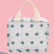 Load image into Gallery viewer, Fiambrera enfriador de patrón funcional, bolsa de almuerzo portátil de lona aislada, bolsas térmicas de Picnic para alimentos, bolsos para la comida para mujer, niños