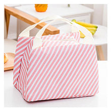 Load image into Gallery viewer, Fiambrera enfriador de patrón funcional, bolsa de almuerzo portátil de lona aislada, bolsas térmicas de Picnic para alimentos, bolsos para la comida para mujer, niños