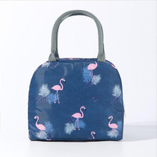 Load image into Gallery viewer, Fiambrera enfriador de patrón funcional, bolsa de almuerzo portátil de lona aislada, bolsas térmicas de Picnic para alimentos, bolsos para la comida para mujer, niños