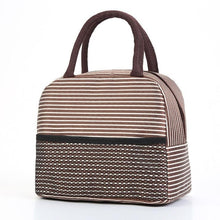 Load image into Gallery viewer, Fiambrera enfriador de patrón funcional, bolsa de almuerzo portátil de lona aislada, bolsas térmicas de Picnic para alimentos, bolsos para la comida para mujer, niños
