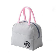 Load image into Gallery viewer, Fiambrera enfriador de patrón funcional, bolsa de almuerzo portátil de lona aislada, bolsas térmicas de Picnic para alimentos, bolsos para la comida para mujer, niños