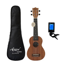 Load image into Gallery viewer, Aiersi brand 21 inch ukelele mahogany Soprano gecko ukulele musical instrument  guitar