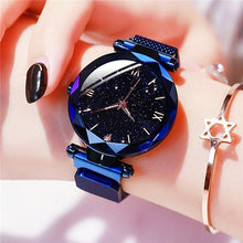 Load image into Gallery viewer, Reloj Mujer Luxury Starry Sky Women Watches Magnetic Mesh Belt Band Watch Women's Fashion Dress Wristwatch Zegarek Damski