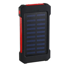 Load image into Gallery viewer, ¡Oferta! Banco de energía Solar a prueba de agua 30000mAh Cargador Solar 2 puertos USB cargador externo Powerbank para teléfono inteligente Xiaomi MI iPhone 8
