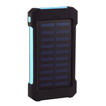 Load image into Gallery viewer, ¡Oferta! Banco de energía Solar a prueba de agua 30000mAh Cargador Solar 2 puertos USB cargador externo Powerbank para teléfono inteligente Xiaomi MI iPhone 8
