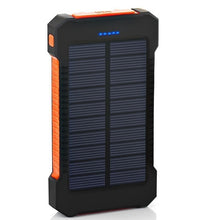 Load image into Gallery viewer, ¡Oferta! Banco de energía Solar a prueba de agua 30000mAh Cargador Solar 2 puertos USB cargador externo Powerbank para teléfono inteligente Xiaomi MI iPhone 8