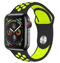 Load image into Gallery viewer, Band for Apple Watch 5 4 3 2 1 42MM 38MM soft Breathable strap Silicone Sports  bands for Nike+ Iwatch series 5 4 3 40mm 44mm