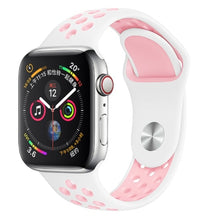 Load image into Gallery viewer, Band for Apple Watch 5 4 3 2 1 42MM 38MM soft Breathable strap Silicone Sports  bands for Nike+ Iwatch series 5 4 3 40mm 44mm