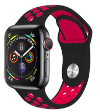 Load image into Gallery viewer, Band for Apple Watch 5 4 3 2 1 42MM 38MM soft Breathable strap Silicone Sports  bands for Nike+ Iwatch series 5 4 3 40mm 44mm