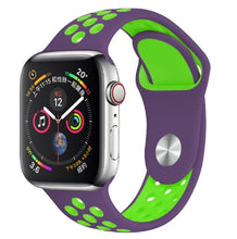 Load image into Gallery viewer, Band for Apple Watch 5 4 3 2 1 42MM 38MM soft Breathable strap Silicone Sports  bands for Nike+ Iwatch series 5 4 3 40mm 44mm