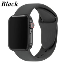 Load image into Gallery viewer, Band for Apple Watch 5 4 3 2 1 42MM 38MM soft Breathable strap Silicone Sports  bands for Nike+ Iwatch series 5 4 3 40mm 44mm
