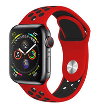 Load image into Gallery viewer, Band for Apple Watch 5 4 3 2 1 42MM 38MM soft Breathable strap Silicone Sports  bands for Nike+ Iwatch series 5 4 3 40mm 44mm